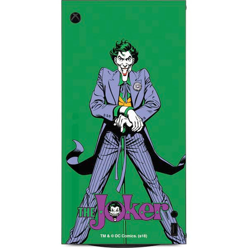 DC Comics The Joker Classic Art Pose XBox Series X Digital Edition Console Skin